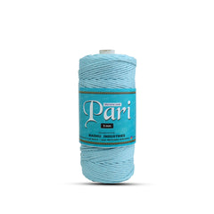 3mm Single Strand | Aqua Blue | 200 - 250 Metres | 1kg Spool | Cotton | No 40