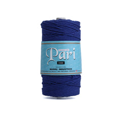 3mm Twisted (3Ply) | Sapphire Blue | 200 - 250 Metres | 1kg Spool | Cotton | No 20