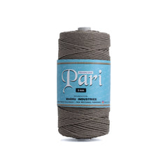 3mm Twisted (3Ply) | Mud Colour | 200 - 250 Metres | 1kg Spool | Cotton | No 23