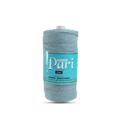 3mm Twisted (3Ply) | Mint Blue | 200 - 250 Metres | 1kg Spool | Cotton | No 25