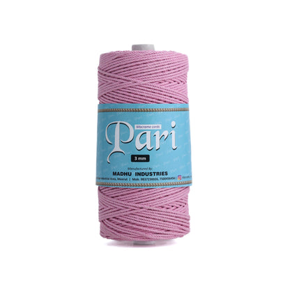 3mm Twisted (3Ply) | Bubblegum Pink | 200 - 250 Metres | 1kg Spool | Cotton | No 26