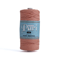 3mm Twisted (3Ply) | Pastel Orange | 200 - 250 Metres | 1kg Spool | Cotton | No 34