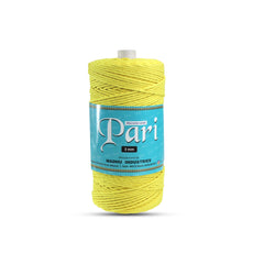 3mm Twisted (3Ply) | Yellow | 200 - 250 Metres | 1kg Spool | Cotton | No 08