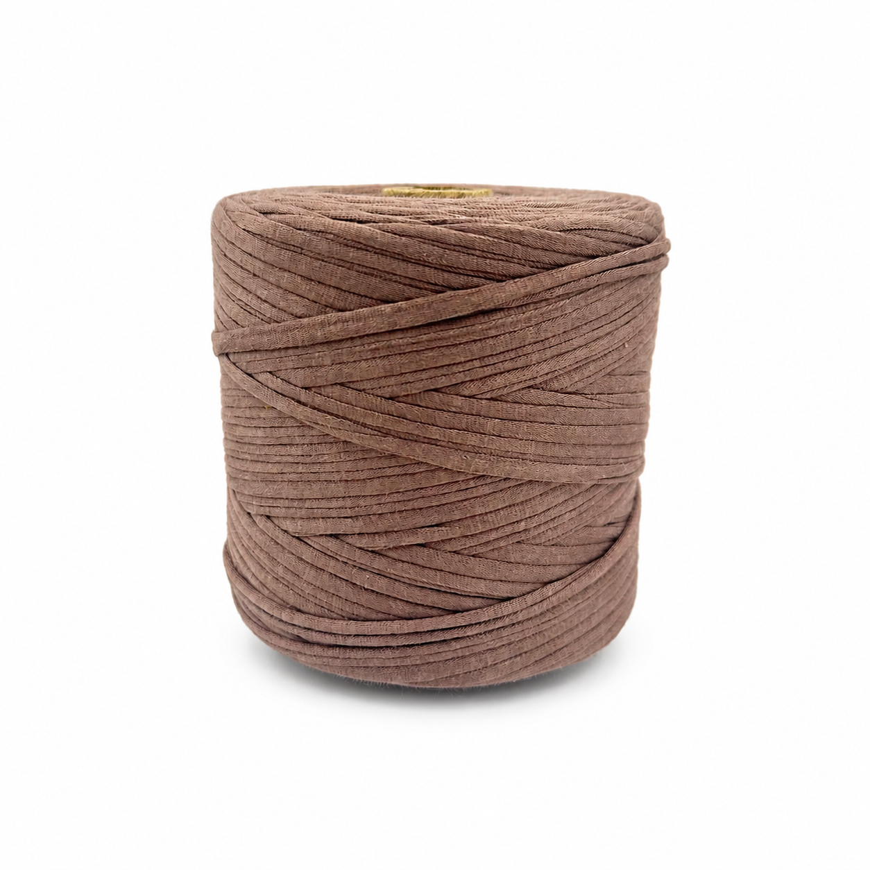 Soft Tshirt Yarn | 500grams | Coffee Brown Colour | Perfect for Macrame, Crochet & DIY Project