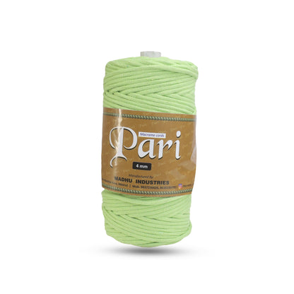 4mm Braided | Parrot Green | 140 Meters | 1Kg Spool | Cotton | No 13