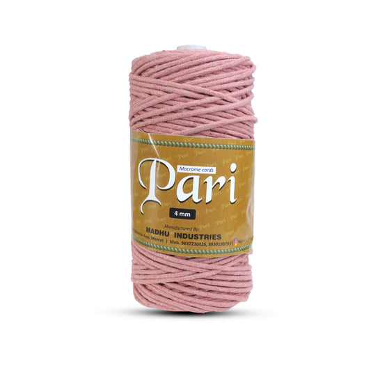 4mm Braided | Peach | 140 Meters | 1Kg Spool | Cotton | No 17