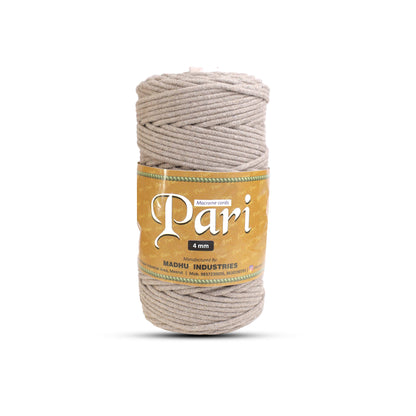 4mm Braided | Mud Color | 140 Meters | 1Kg Spool | Cotton | No 23