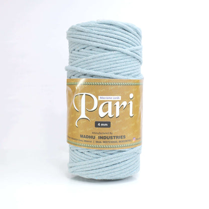 4mm Braided | Mint Blue | 140 Meters | 1Kg Spool | Cotton | No 25