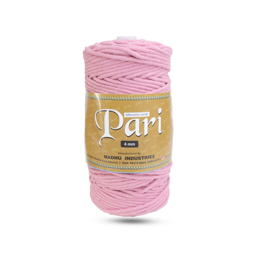 4mm Braided | Bright Pink | 140 Meters | 1Kg Spool | Cotton | No 33