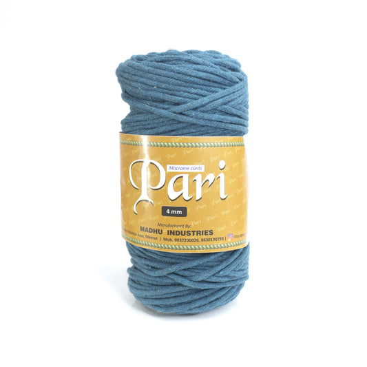 4mm Braided | Teal Blue | 140 Meters | 1Kg Spool | Cotton | No 39