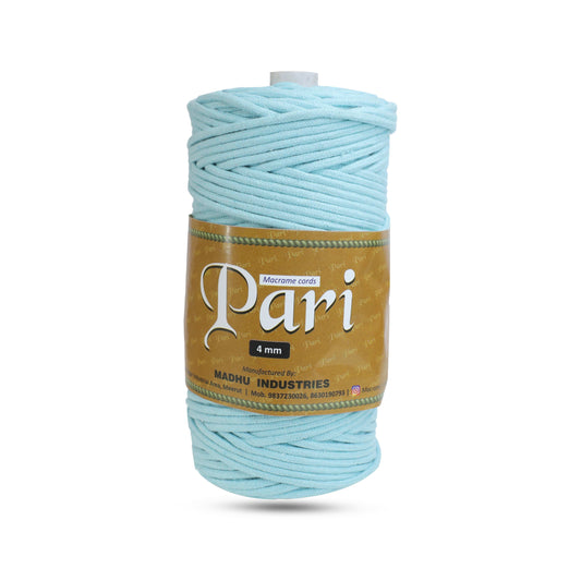 4mm Braided | Aqua Blue | 140 Meters | 1Kg Spool | Cotton | No 40