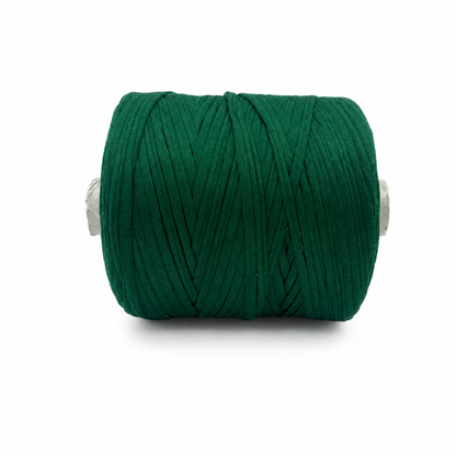 Soft Tshirt Yarn | 500grams | Forest Green Colour | Perfect for Macrame, Crochet & DIY Project