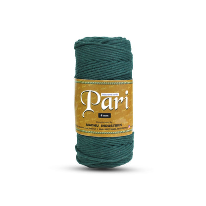 4mm Single Strand | Forrest Green | 150 Metres | 1kg Spool | Cotton  |No 10