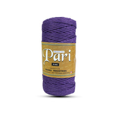 4mm Single Strand | Violet | 150 Metres | 1kg Spool | Cotton  |No 21