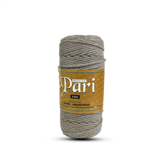 4mm Single Strand | Mud Color | 150 Metres | 1kg Spool | Cotton |No 23