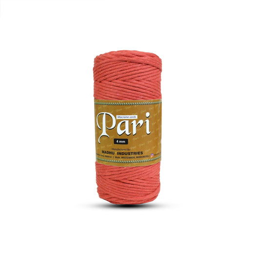 4mm Single Strand | Rust | 150 Metres | 1kg Spool | Cotton  |No 28