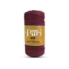 4mm Single Strand | Wine | 150 Metres | 1kg Spool | Cotton  |No 29