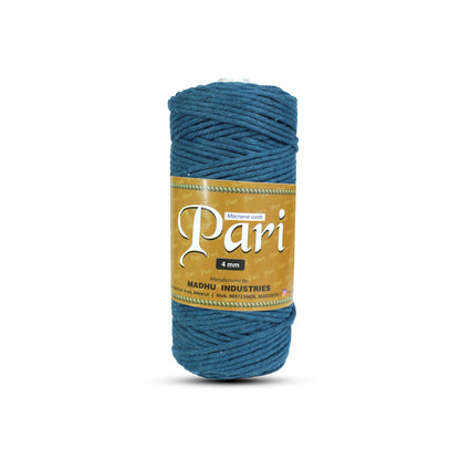 4mm Single Strand | Teal Blue | 150 Metres | 1kg Spool | Cotton  |No 39