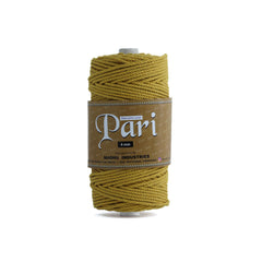 4mm Twisted (3Ply) | Mustard | 150 Metres | 1kg Spool | Cotton | No 07