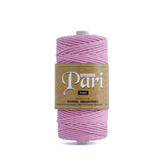 4mm Twisted (3Ply) | Bubble Gum Pink | 150 Metres | 1kg Spool | Cotton | No 26