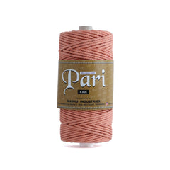 4mm Twisted (3Ply) | Pastel Orange | 150 Metres | 1kg Spool | Cotton | No 34