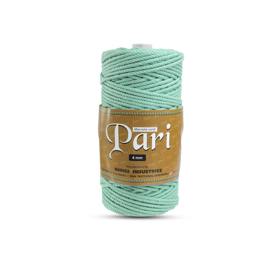 4mm Twisted (3Ply) | Mint Green | 150 Metres | 1kg Spool | Cotton | No 35