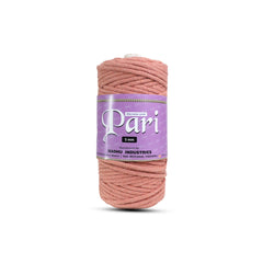 5mm Braided | Peach | Approx 100 Metres | 1kg Spool | Cotton | No 17