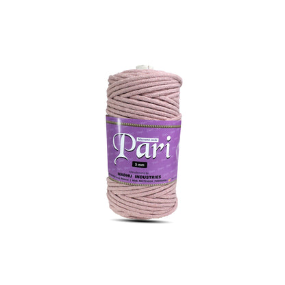 5mm Braided | Baby Pink | Approx 100 Metres | 1kg Spool | Cotton | No 18