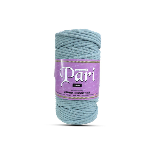 5mm Braided | Mint Blue | Approx 100 Metres | 1kg Spool | Cotton | No 25