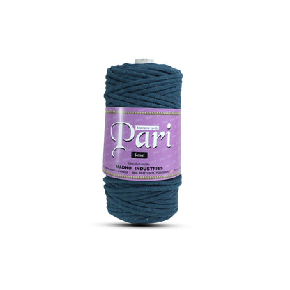 5mm Braided | Teal Blue | Approx 100 Metres | 1kg Spool | Cotton | No 39