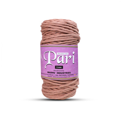 5mm Single Strand | Peach | Approx 100 Metres | 1kg Spool | Cotton | No 17