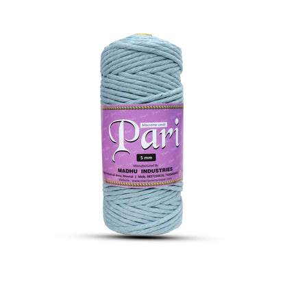 5mm Single Strand | Mint Blue | Approx 100 Metres | 1kg Spool | Cotton | No 25
