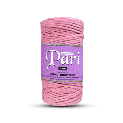5mm Single Strand | Bright Pink | Approx 100 Metres | 1kg Spool | Cotton | No 33