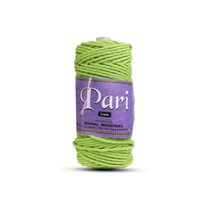 5mm Twisted (3Ply) | Parrot Green | Approx 100 Metres | 1kg Spool | Cotton