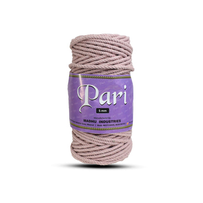 5mm Twisted (3Ply) | Baby Pink | Approx 100 Metres | 1kg Spool | Cotton