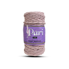 5mm Twisted (3Ply) | Baby Pink | Approx 100 Metres | 1kg Spool | Cotton