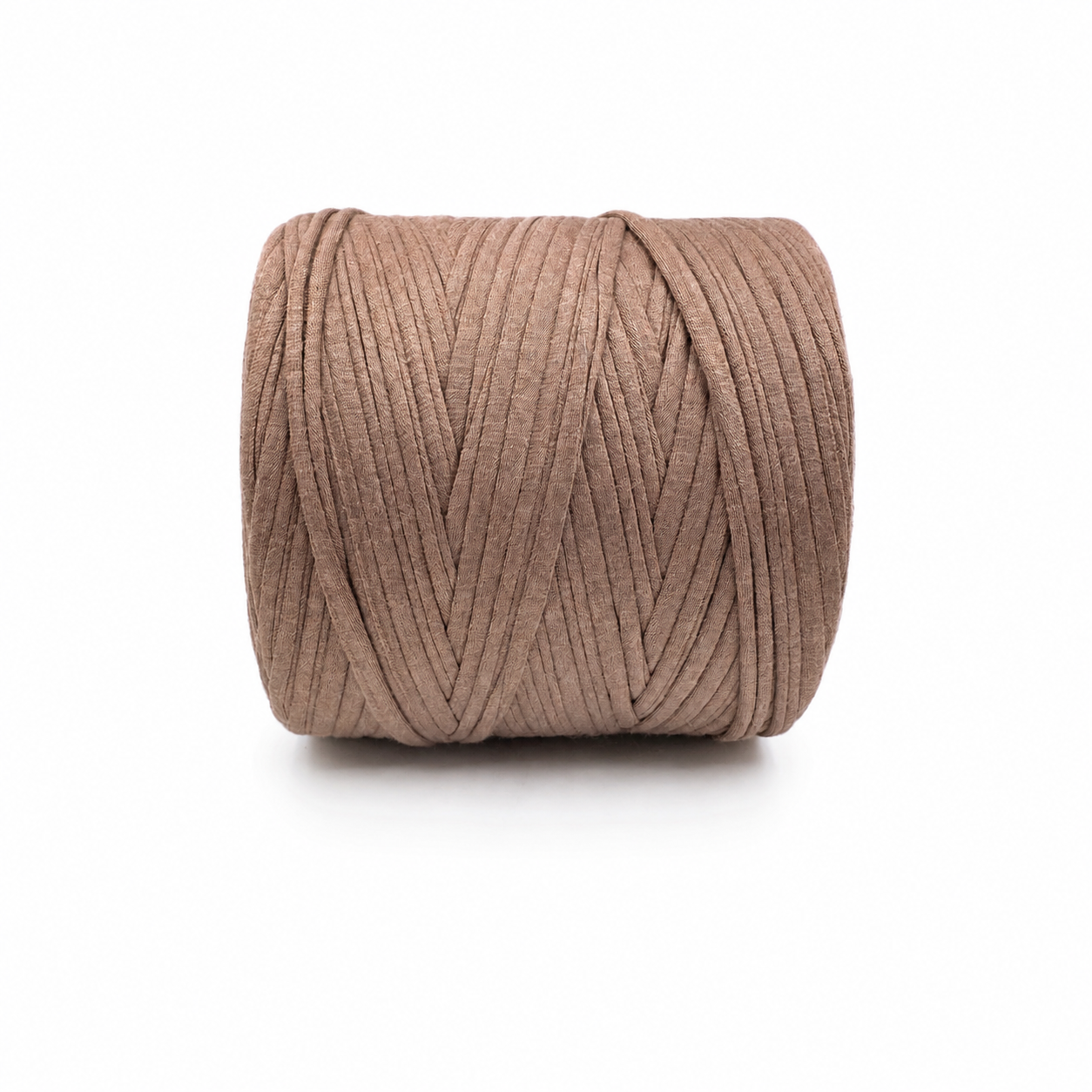 Soft Tshirt Yarn | 500grams | Coffee Brown Colour | Perfect for Macrame, Crochet & DIY Project