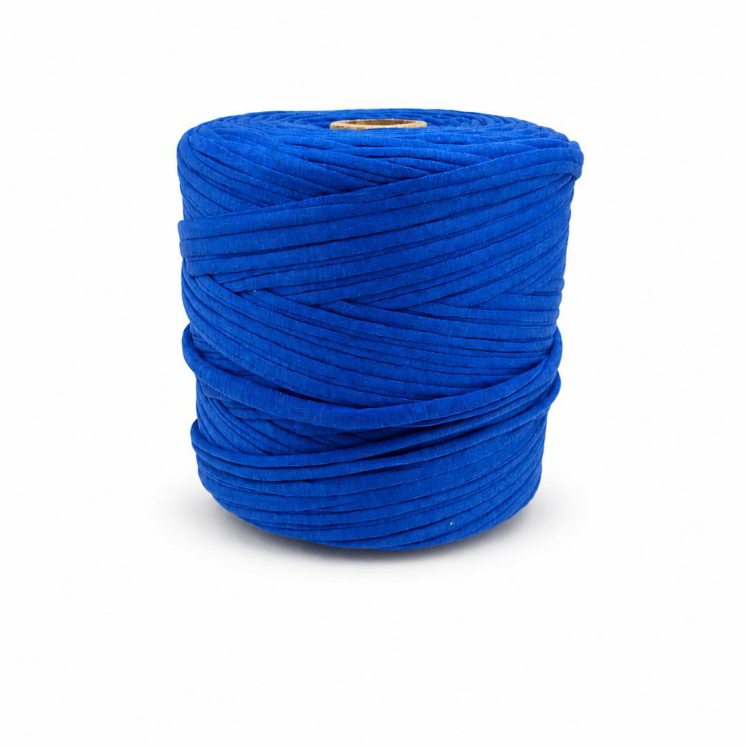 Soft Tshirt Yarn | 500grams | Royal Blue Colour | Perfect for Macrame, Crochet & DIY Project