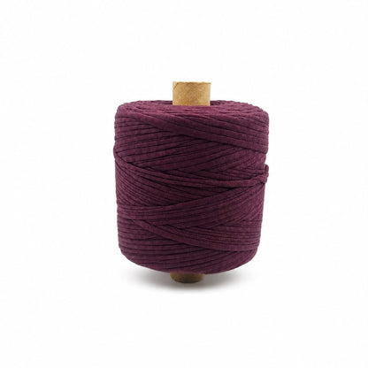 Soft TShirt Yarn Roll | 500grams | Wine Color | Perfect for Macramé, Crochet & DIY Projects