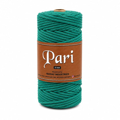 4mm Knitted | Sea Green | 140 Meters | 1Kg Spool | Cotton