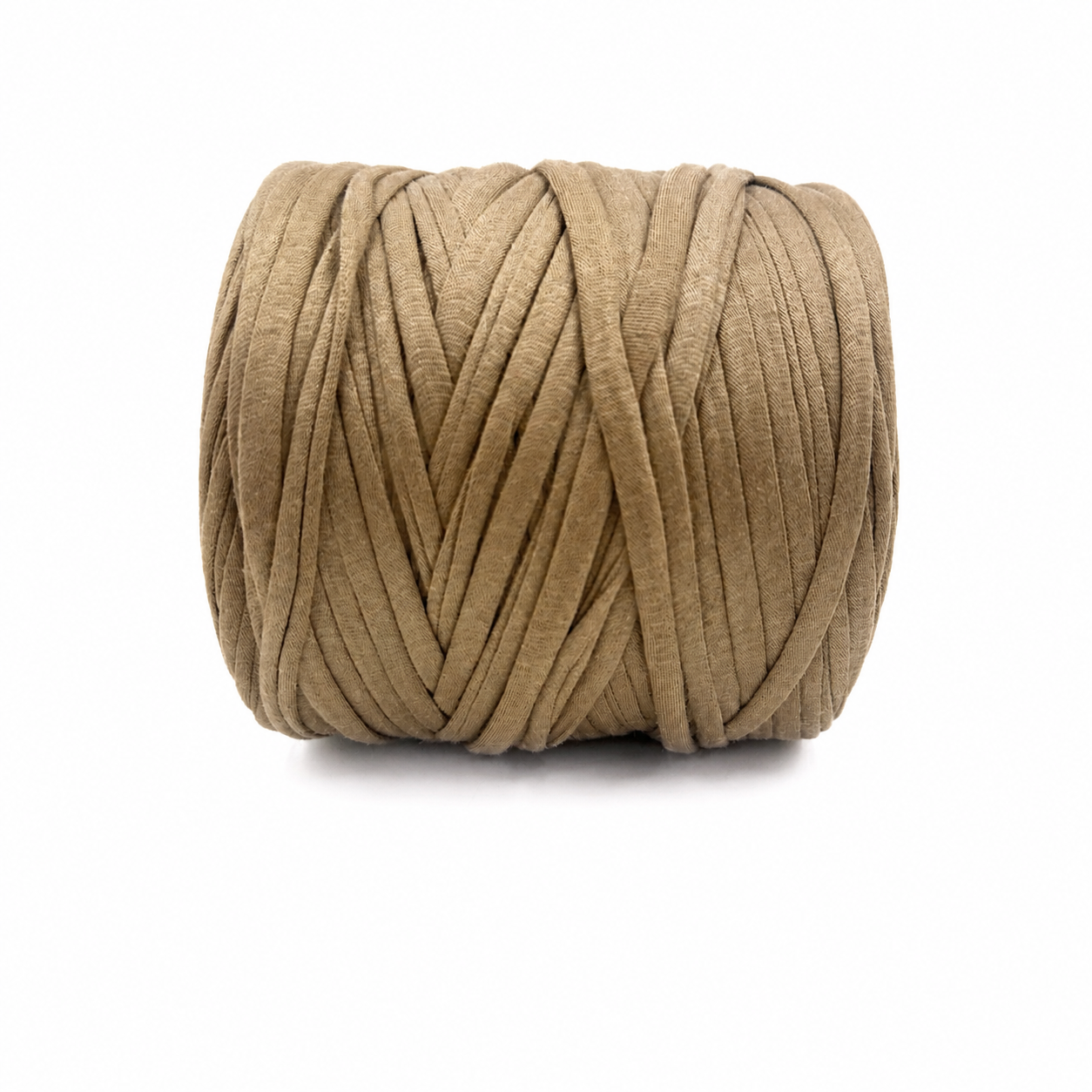 Soft Tshirt Yarn | 500grams | Mud Colour | Perfect for Macrame, Crochet & DIY Project