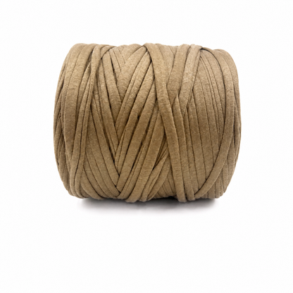 Soft Tshirt Yarn | 500grams | Mud Colour | Perfect for Macrame, Crochet & DIY Project
