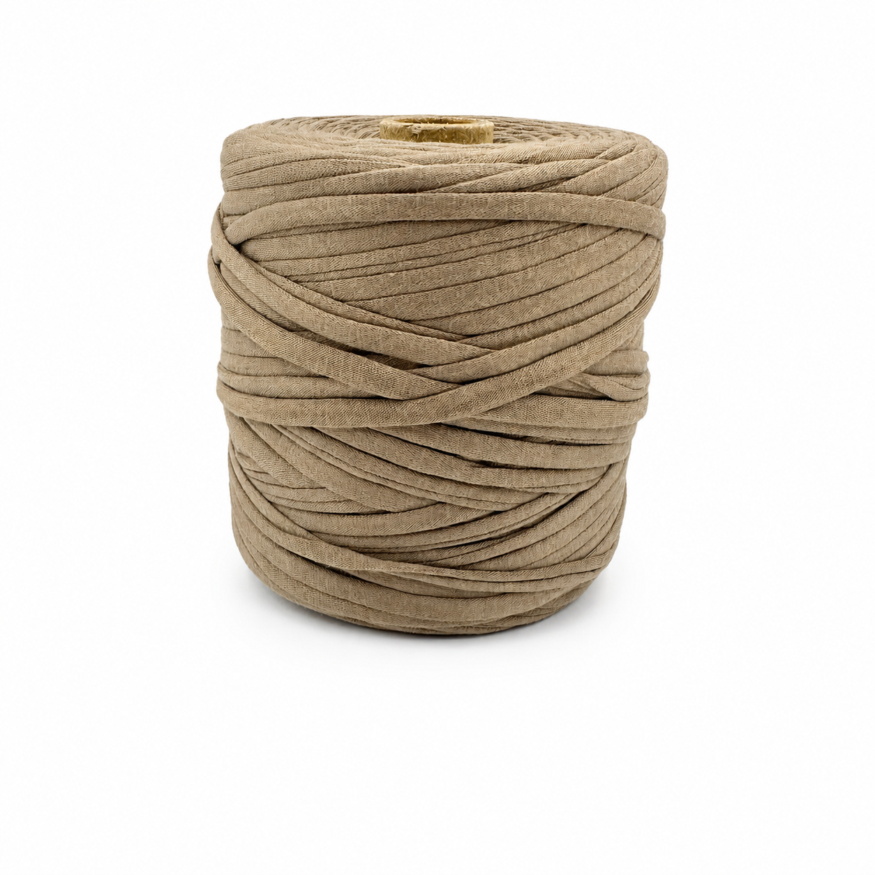 Soft Tshirt Yarn | 500grams | Mud Colour | Perfect for Macrame, Crochet & DIY Project