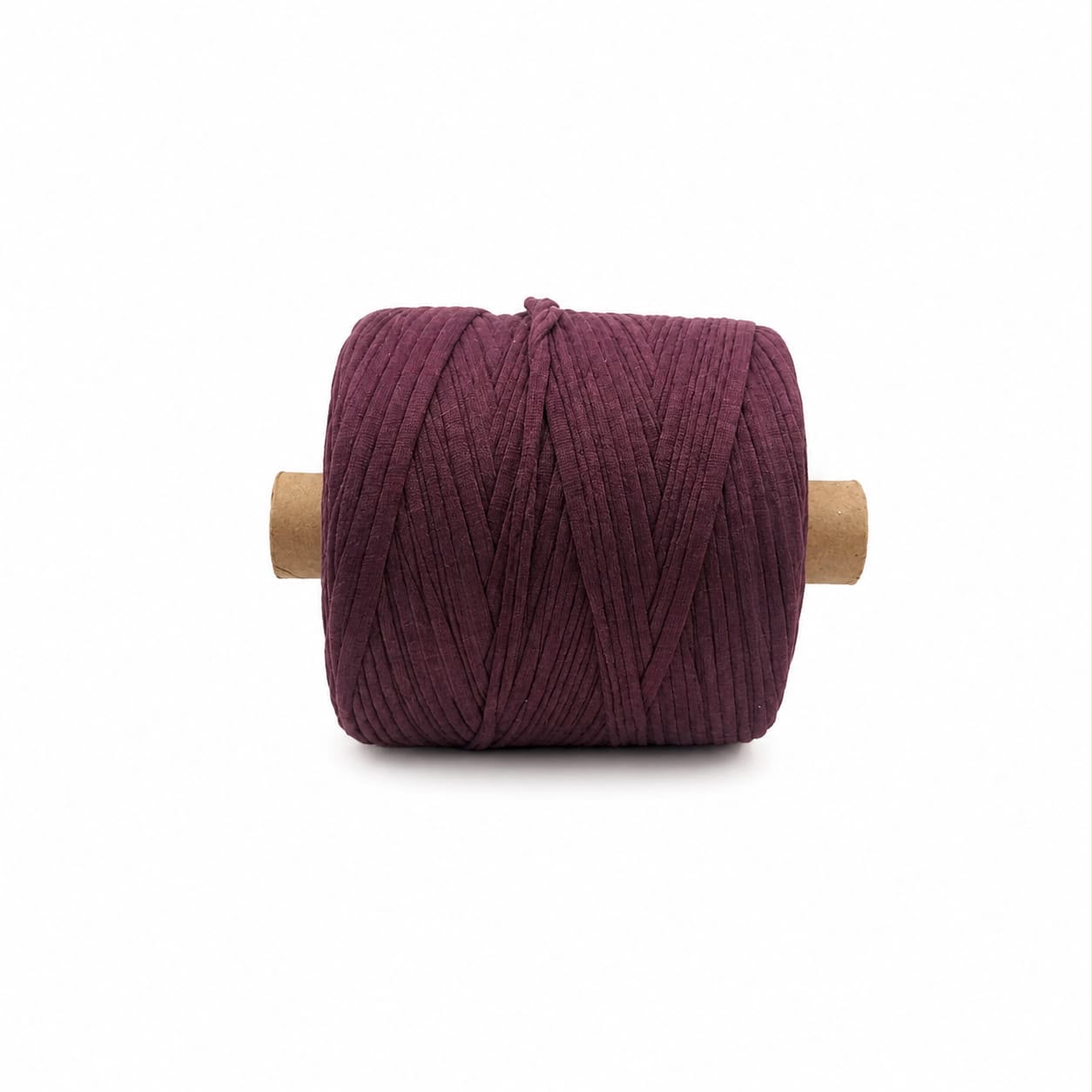 Soft TShirt Yarn Roll | 500grams | Wine Color | Perfect for Macramé, Crochet & DIY Projects