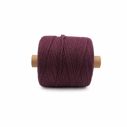 Soft TShirt Yarn Roll | 500grams | Wine Color | Perfect for Macramé, Crochet & DIY Projects