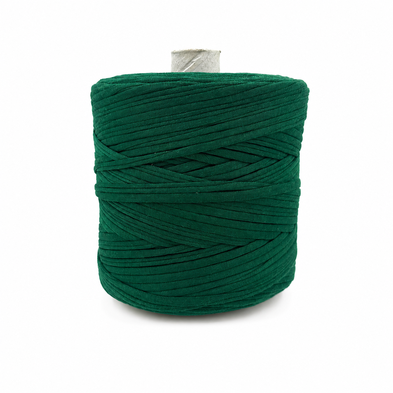 Soft Tshirt Yarn | 500grams | Forest Green Colour | Perfect for Macrame, Crochet & DIY Project