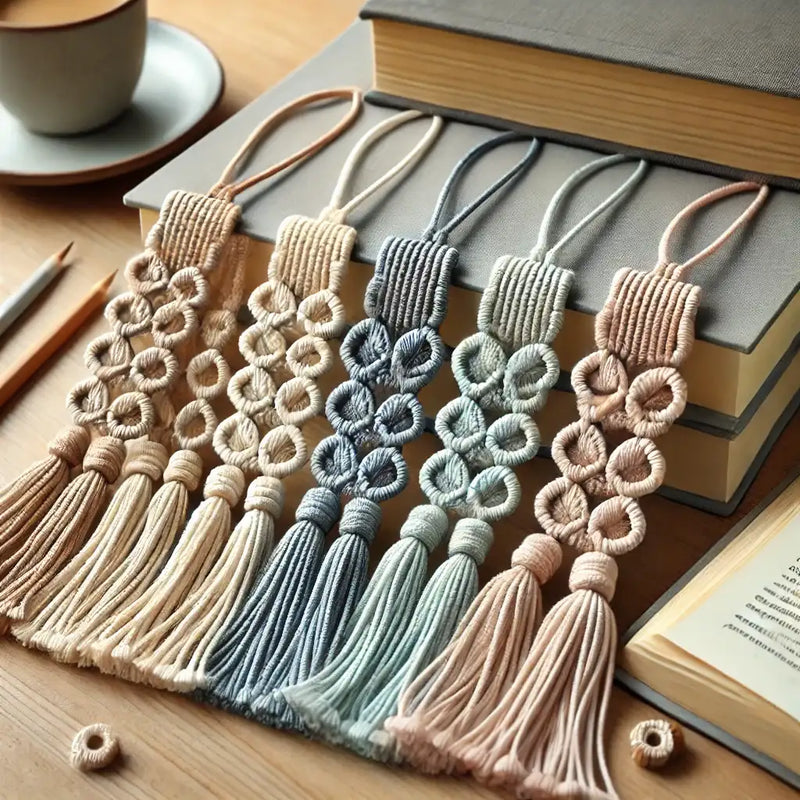 Macrame Earrings, Keychains & Bands