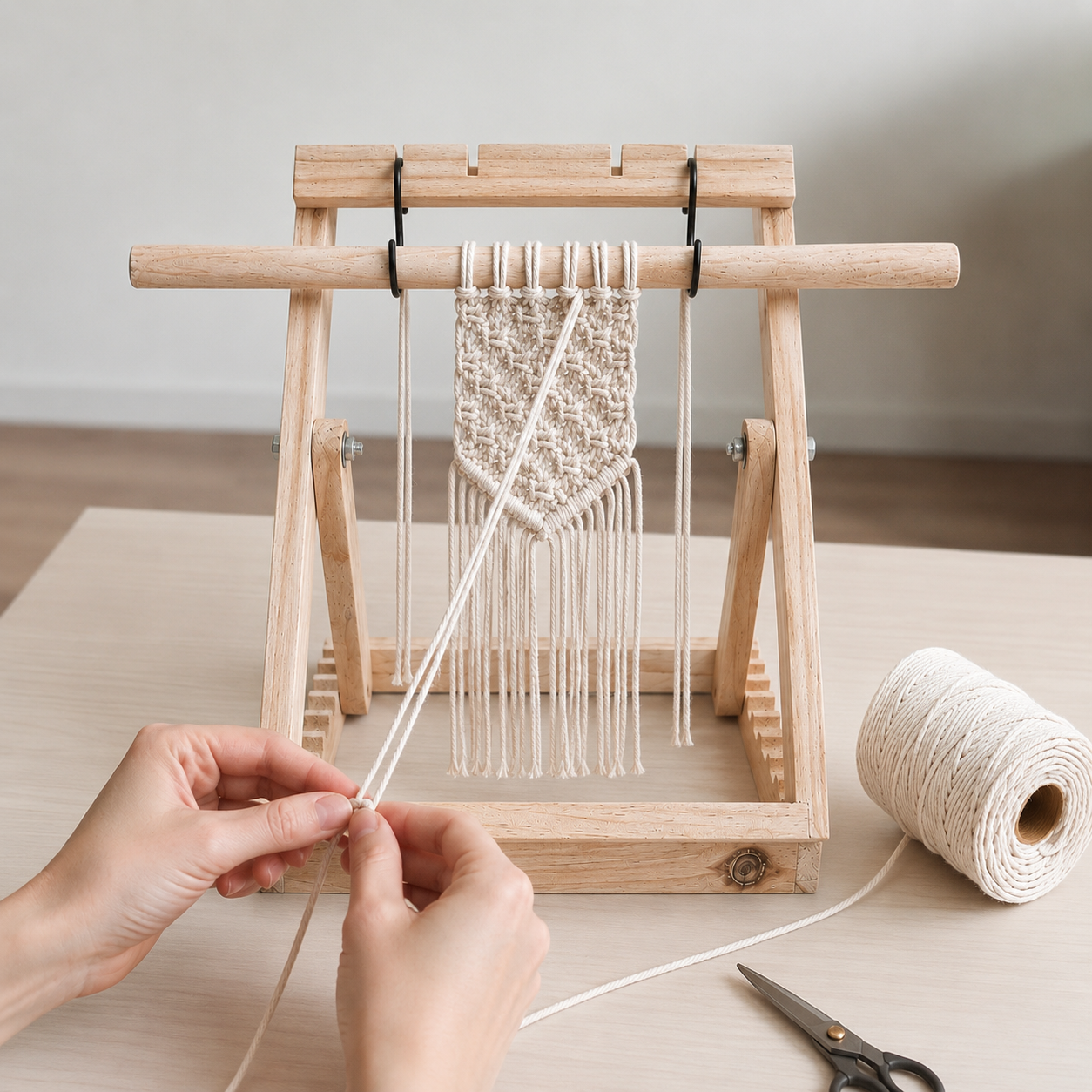 Macrame Knotting Stand / Frame (Table Size)