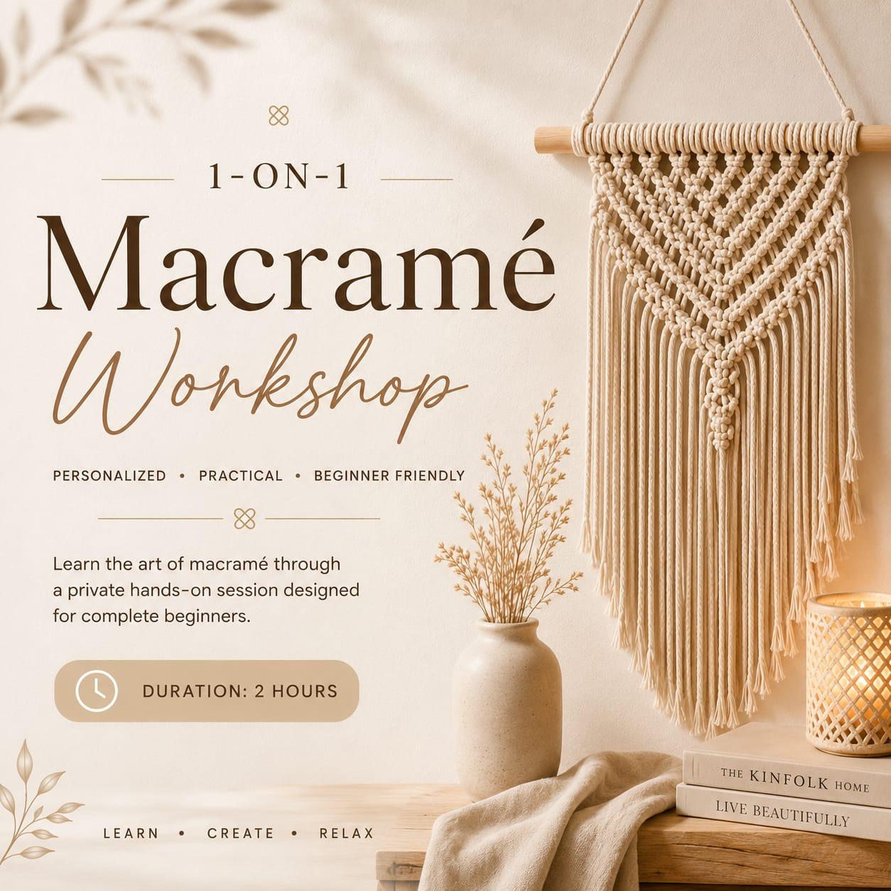 Personalized Macrame Workshop