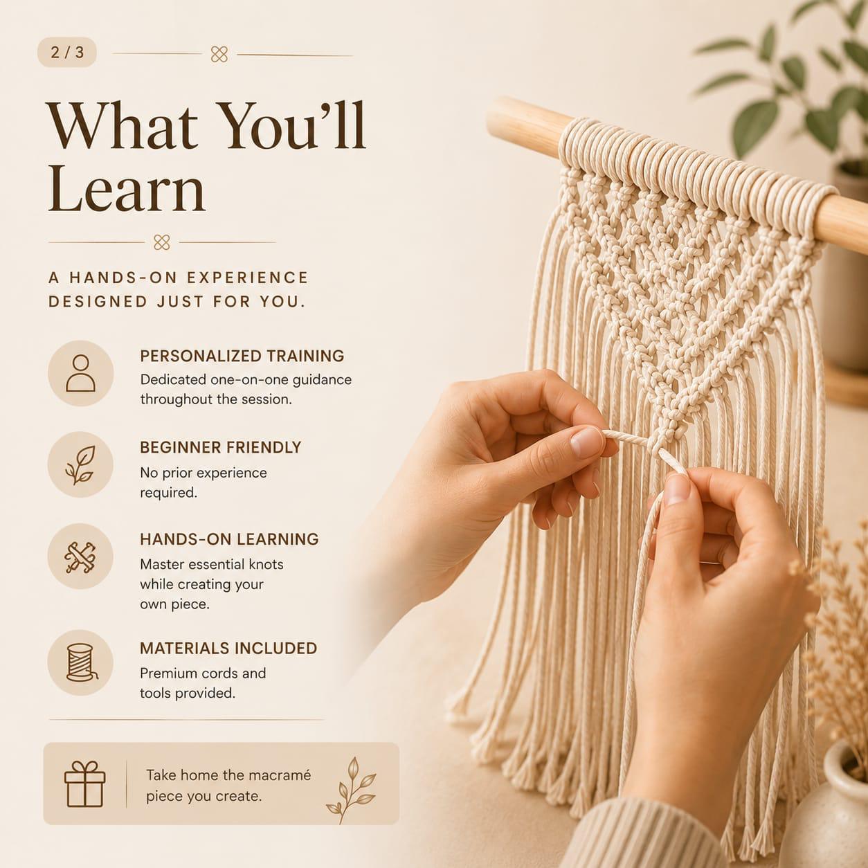 Personalized Macrame Workshop